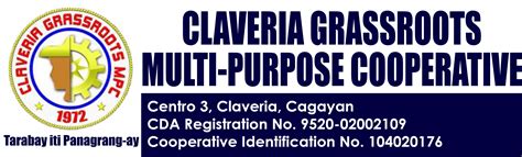 Official Website of Claveria Grassroots Multipurpose Cooperative.